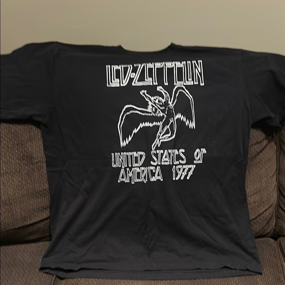Black Short Sleeve Tee with Graphic Design